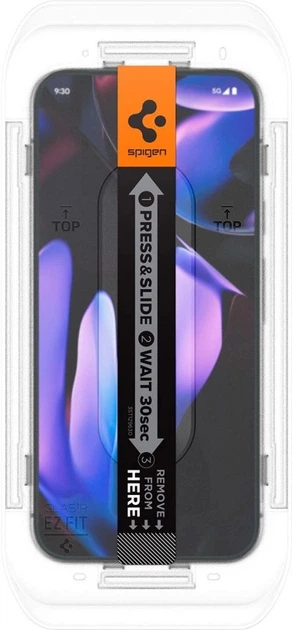 Szkło hartowane Spigen Glas.TR "Ez Fit" Privacy 2-pack Privacy Glass do Google Pixel 9 Pro XL (8800283301380) - obraz 4