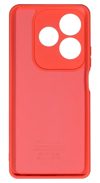 Панель Soft Silicone Case для Tecno Spark 10C 2023, Червоний - изображение 2