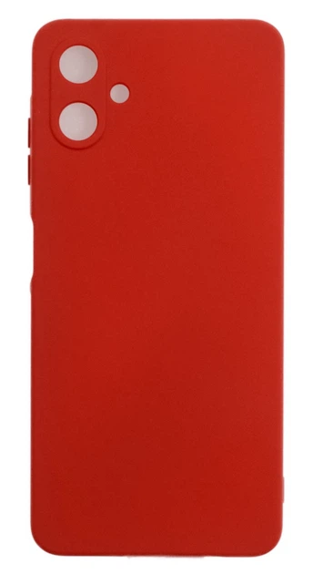 Панель Soft Silicone Case для Samsung A06, Червоний - Фото 1 Панель Soft Silicone Case для Samsung A06, Червоний - изображение 1