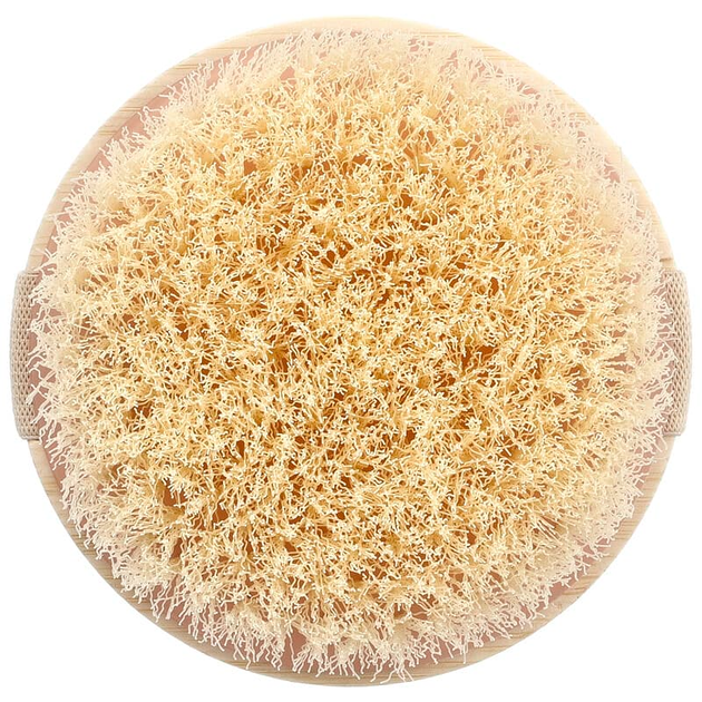 Щітка для сухого масажу EcoTools "Dry Body Brush" бамбукова ручка із синтетичним ворсом / щетиною середньої жорсткості для лімфодренажу тіла від целюліту (1 шт.) - зображення 3