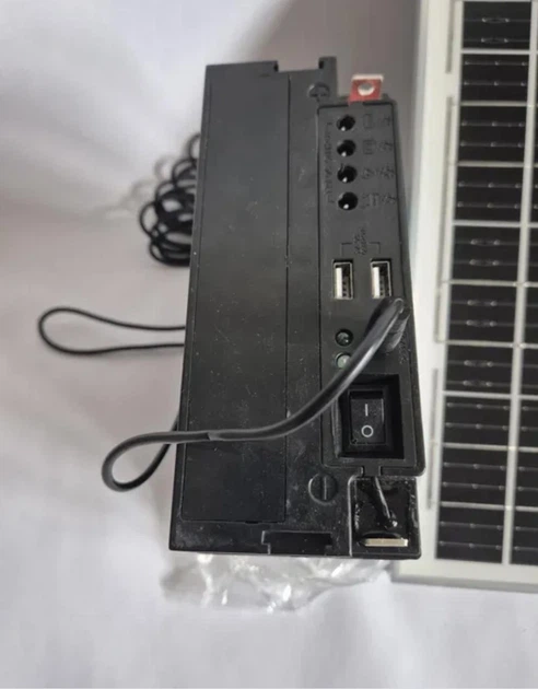 Автономный солнечный набор для электрических пастухов 12V: 20W панель, АКБ 12Ah, 3 LED лампы, 3 USB (MF1420) - изображение 5