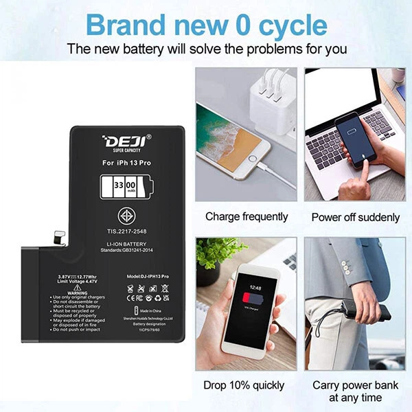 Акумулятор Apple iPhone 13 Pro, Deji, High quality - 386843 - Фото 2 Акумулятор Apple iPhone 13 Pro, Deji, High quality - 386843 - зображення 2