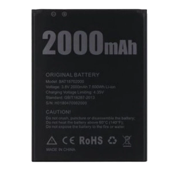 Акумулятор Doogee X50 / X50L, Original - 180897 - Фото 1 Акумулятор Doogee X50 / X50L, Original - 180897 - зображення 1