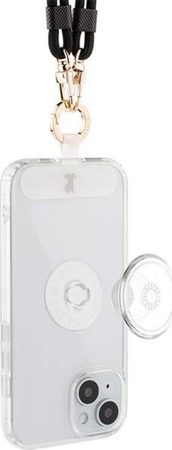 Etui Just Elegance 3in1 PopGrip iPhone 15 30524 Transparent (4062519305249) - obraz 2