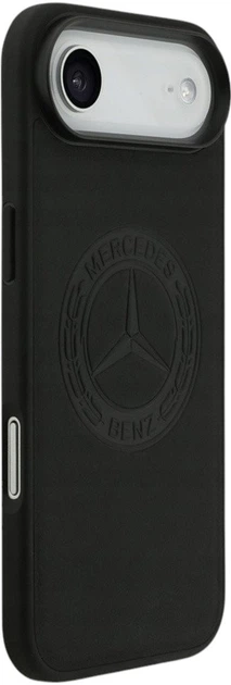 Etui Mercedes Leather Vintage Logo MagSafe do iPhone Air Black (3666339507992) - obraz 4