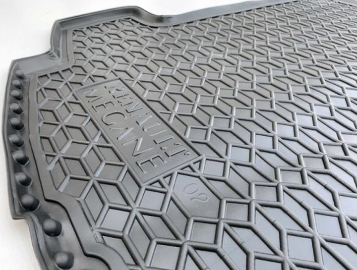 Полиуретановый коврик в багажник Avto-gumm для Renault Megane 2 2002- Universal Рено Меган 2 - изображение 2