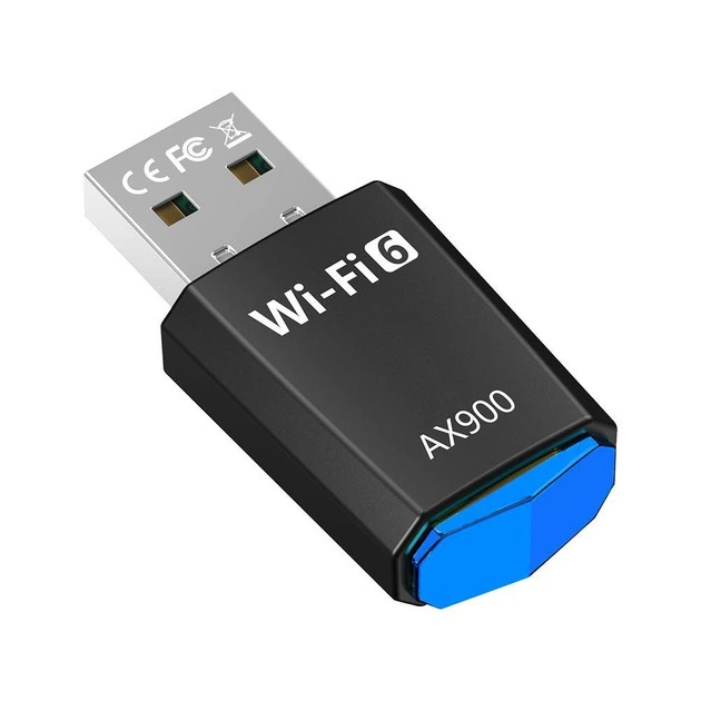 Адаптер Wi-Fi AX900 WiFi 6 Dual-Band, 900 Мбіт/с, USB, бездротова карта - Фото 1 Адаптер Wi-Fi AX900 WiFi 6 Dual-Band, 900 Мбіт/с, USB, бездротова карта - зображення 1