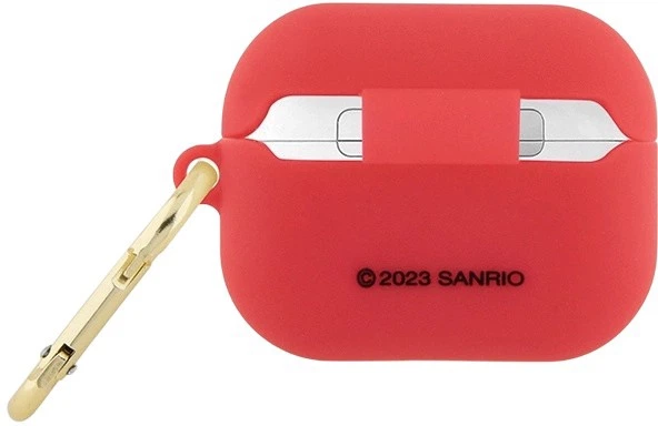 Etui Hello Kitty Silicone 3D Kitty Head do Apple AirPods Pro Red (3666339189723) - obraz 2