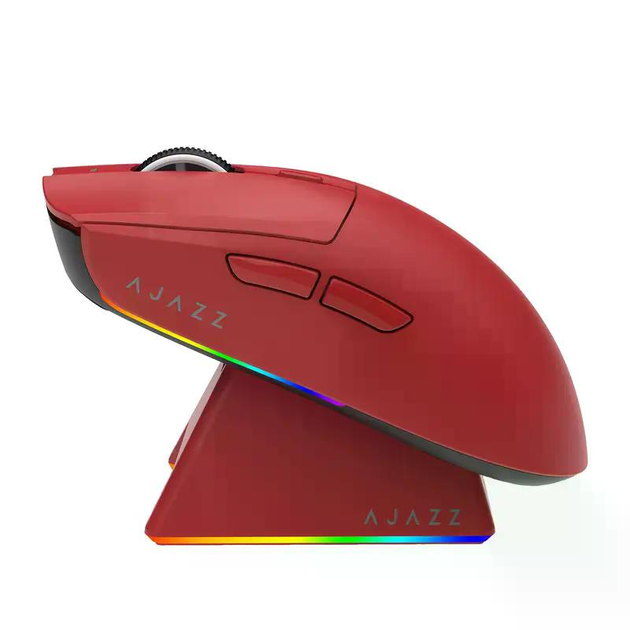 Мышь игровая Ajazz AJ139 V2 MC 12000DPI/PAW3311/Wireless/ Красный - Фото 1 Мышь игровая Ajazz AJ139 V2 MC 12000DPI/PAW3311/Wireless/ Красный - изображение 1