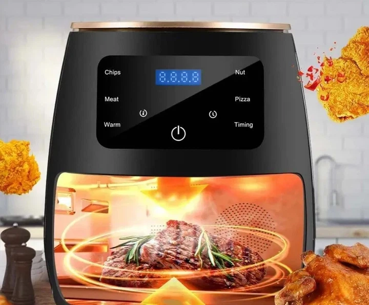 Аэрогриль мультипечь фритюрница Silver Love 6л 2800w - Фото 5 Аэрогриль мультипечь фритюрница Silver Love 6л 2800w - изображение 5