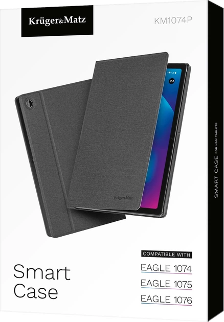 Обкладинка Kruger&Matz для EAGLE 1074/1075/1076 Grey (KM1074P) - зображення 2