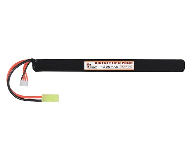 Акумулятор Li-Po 1200mAh 11,1V 20C під кришку дульної коробки АК [IPower] (для страйкболу) - зображення 3