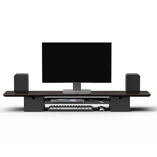 Настільна підставка для монітора OfficePro MR177DW Dark Wood/Black - изображение 4