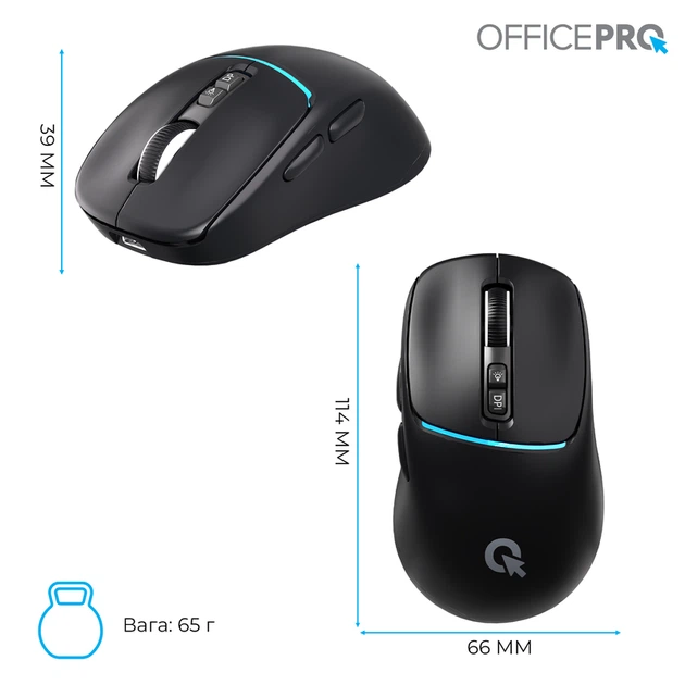 Бездротова миша OfficePro M468B - зображення 12