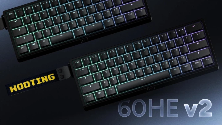 Клавиатура Wooting 60HE V2 Just black Alu – фото, отзывы