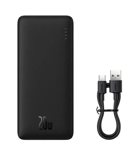 Портативна батарея Baseus Airpow 30000mAh 20W PD/3.0, QC/3.0 Black - зображення 4