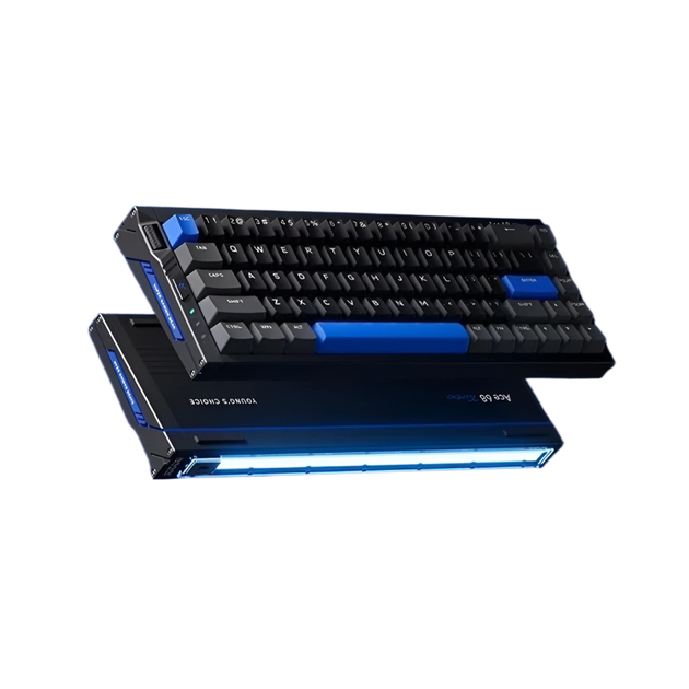 Клавіатура ігрова MCHOSE Ace 68 Turbo магнітна дротова Mount Tai Magnetic Switch GT, Cyber Black - зображення 3