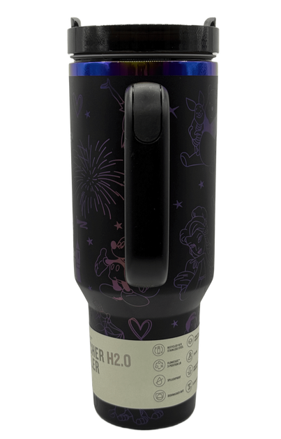 Термос термокружка Stanley Quencher H2.0 Tumbler Black Disney 1,18 л из нержавеющей стали KT7001925 - Фото 6 Термос термокружка Stanley Quencher H2.0 Tumbler Black Disney 1,18 л из нержавеющей стали KT7001925 - изображение 6