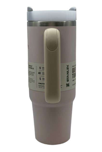 Термос термокружка Stanley Quencher H2.0 Tumbler из нержавеющей стали Pink 0,88 л KT7002004 - изображение 4