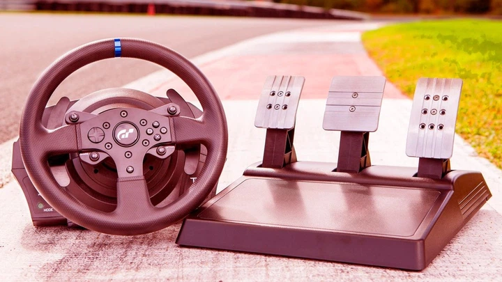 Игровой руль с педалями Thrustmaster для PC/PS5/PS4/PS3 T300 RS GT