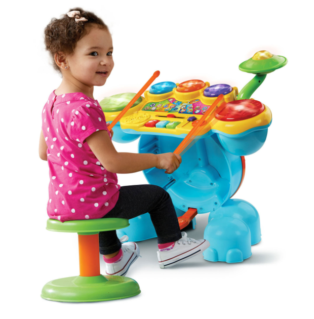 Zabawka muzyczna VTech Rock & Learn Bębny (3417761967232) - obraz 3
