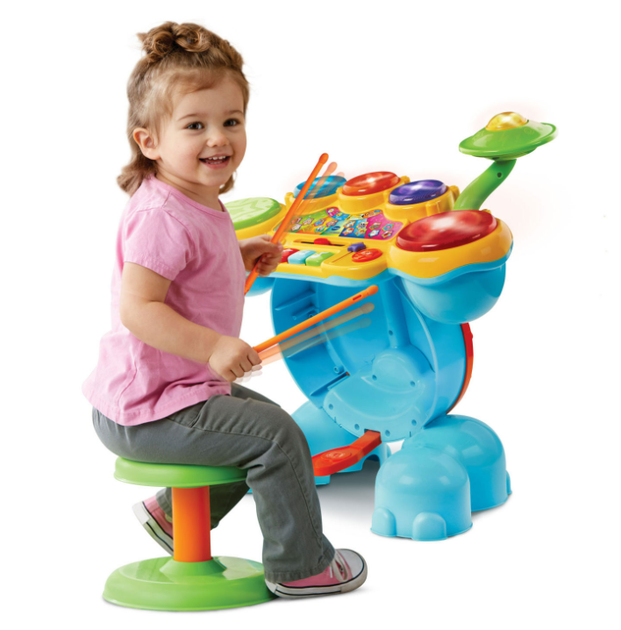 Zabawka muzyczna VTech Rock & Learn Bębny (3417761967232) - obraz 5