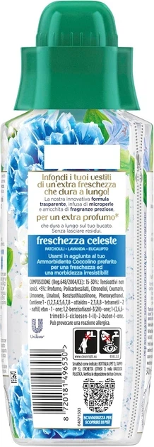 Парфумований еліксир для білизни Coccolino Freschezza Celeste XL 460мл - изображение 3