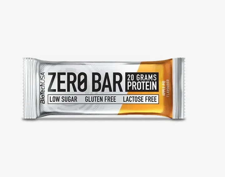 Протеїновий батончик Zero bar, Biotech, яблучний пиріг, 50 г - Фото 1 Протеїновий батончик Zero bar, Biotech, яблучний пиріг, 50 г - зображення 1