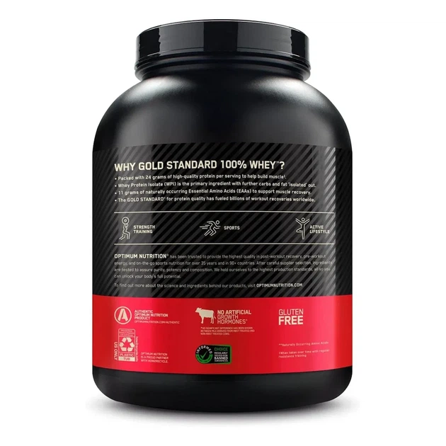 Сывороточный протеин 100% Whey Gold Standard Optimum Nutrition шоколад арахисовая паста 2270 г - Фото 3 Сывороточный протеин 100% Whey Gold Standard Optimum Nutrition шоколад арахисовая паста 2270 г - изображение 3