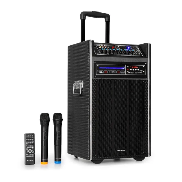 Портативная колонка Auna DisGo Box DVD 300w Акустическая система Bluetooth Акустика для гитары и микрофонов Мощная акустическая система - изображение 11