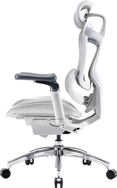 Крісло офісне Sihoo DORO C300 Pro Mesh White - изображение 4