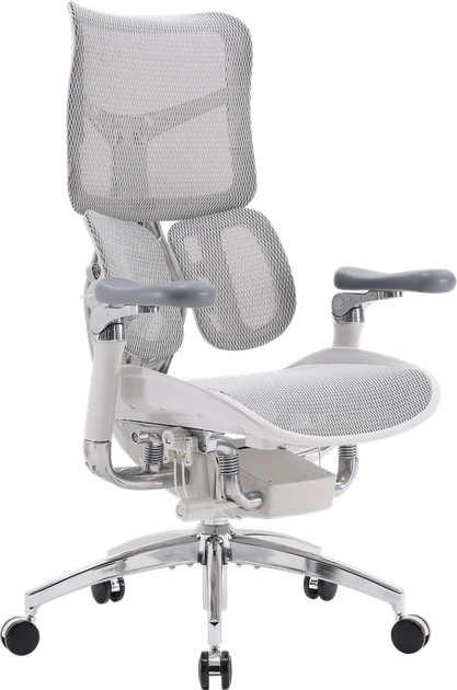 Крісло офісне Sihoo DORO S300 Mesh Light Grey - Фото 5 Крісло офісне Sihoo DORO S300 Mesh Light Grey - зображення 5