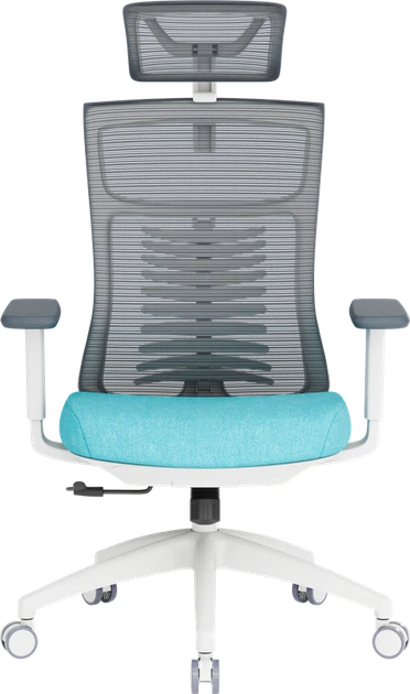 Крісло офісне OfficePro Balance OC550-W-DG-BL - Фото 2 Крісло офісне OfficePro Balance OC550-W-DG-BL - зображення 2