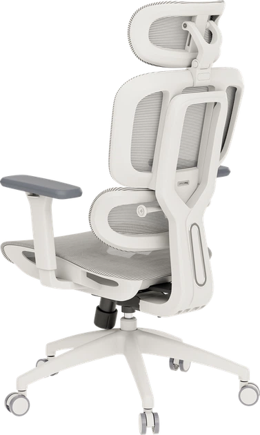 Крісло офісне OfficePro Skyline OC680-W-LG-LG - Фото 6 Крісло офісне OfficePro Skyline OC680-W-LG-LG - зображення 6