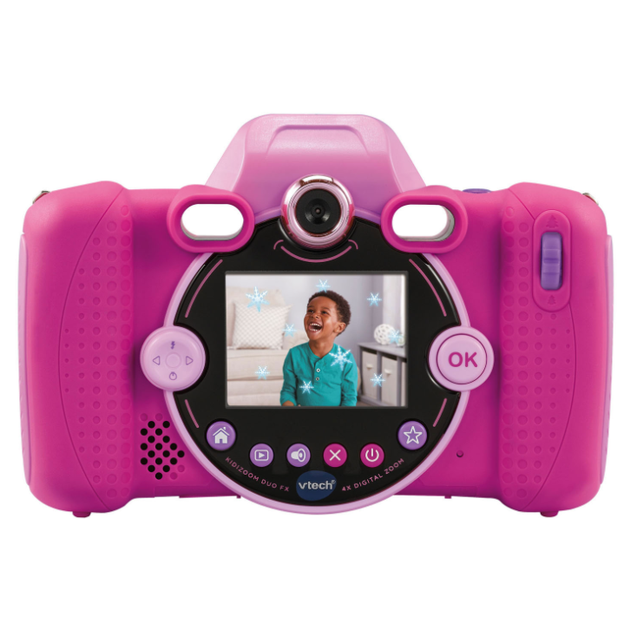 Цифрова камера VTech KidiZoom Duo FX Рожевий з навушниками (3417765199523) - зображення 2