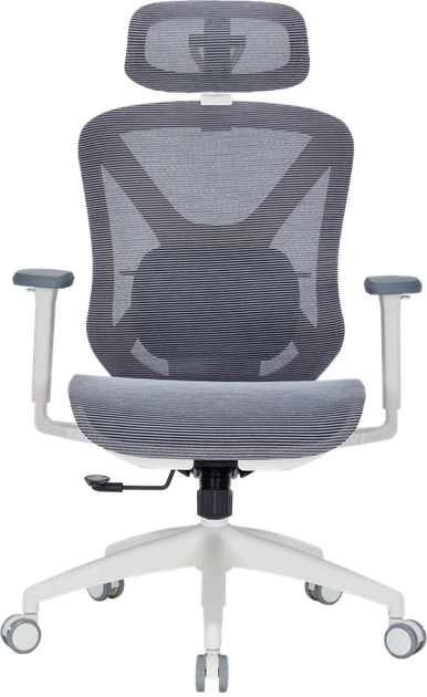 Крісло офісне Officepro Atlas OC630-W-DG-DG - Фото 2 Крісло офісне Officepro Atlas OC630-W-DG-DG - изображение 2