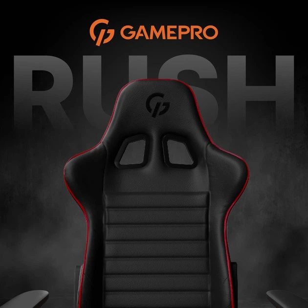 Крісло GamePro Rush (GC-575-Black-Red) - изображение 9