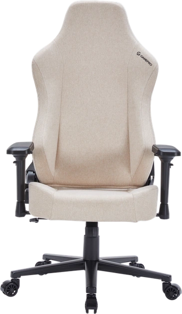 Крісло ігрове GamePro FGC750G Fabric Beige - изображение 3