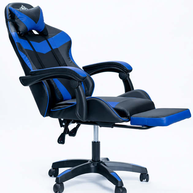 Кресло геймерское DIEGO Phantom RS Black-Blue - Фото 4 Кресло геймерское DIEGO Phantom RS Black-Blue - изображение 4