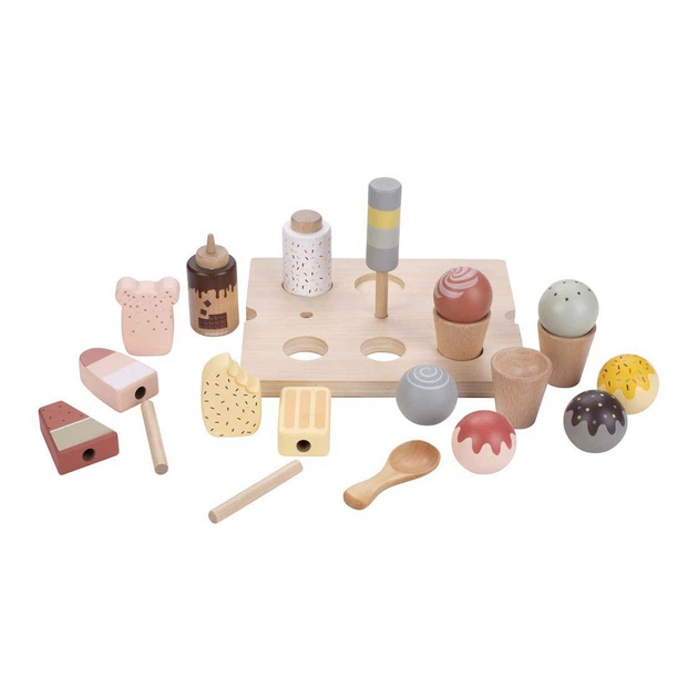 Біговел Quint Wooden Balance Bike Ice Cream Cart Jack & Jacky (640040) (8716096020199) - зображення 7