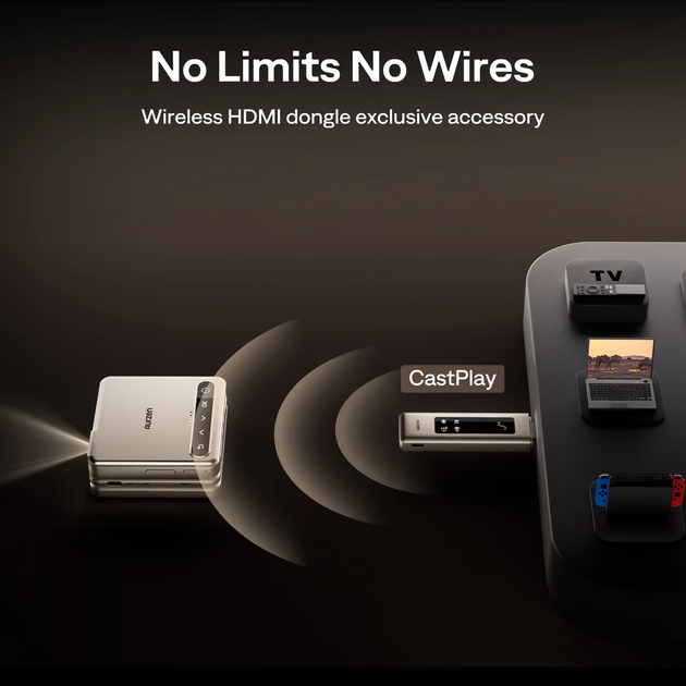 Бездротовий HDMI-адаптер Aurzen CastPlay для проєктора ZIP - изображение 2