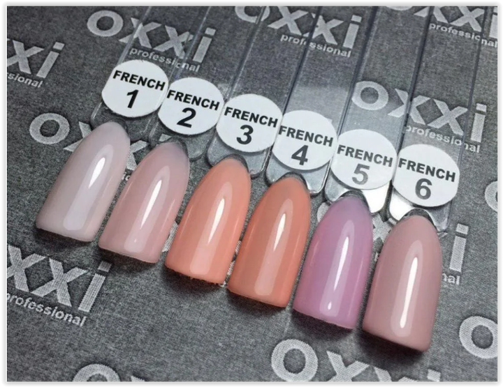 Гель-лак для нігтів OXXI Professional French No 004, 10 мл - Фото 2 Гель-лак для нігтів OXXI Professional French No 004, 10 мл - зображення 2