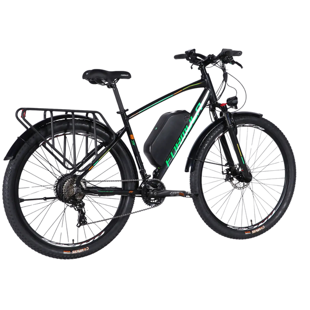 Велосипед з електроприводом 29" AL Formula eCURSOR MAN DD CS рама-19" 48B 13А*г 500Вт чорно-зелений 2026 - зображення 6