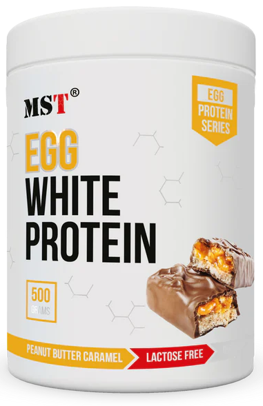 MST® Высококачественный Яичный Протеин EGG White Protein - 500 г Арахисовая паста - Карамель (4260641163229) - Фото 1 MST® Высококачественный Яичный Протеин EGG White Protein - 500 г Арахисовая паста - Карамель (4260641163229) - изображение 1