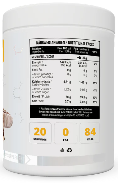 MST® Высококачественный Яичный Протеин EGG White Protein - 500 г Арахисовая паста - Карамель (4260641163229) - Фото 2 MST® Высококачественный Яичный Протеин EGG White Protein - 500 г Арахисовая паста - Карамель (4260641163229) - изображение 2
