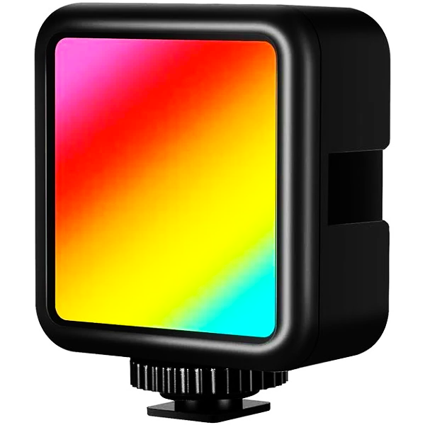 Аккумуляторная мини LED лампа-подсветка с креплением на телефон 1800mAh (NS-120N) RGB - изображение 2