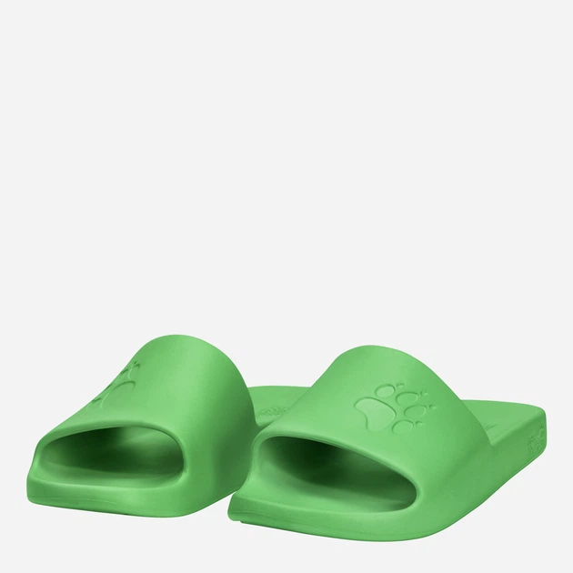 Мужские шлепанцы для пляжа Jack Wolfskin Paw Slider A65742-E0278 44.5 (10UK) 28.1 см Зеленые (4064886673570) - изображение 3