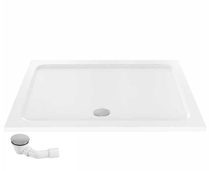 Душовий піддон REA BELMOND 80x100 WHITE - изображение 3