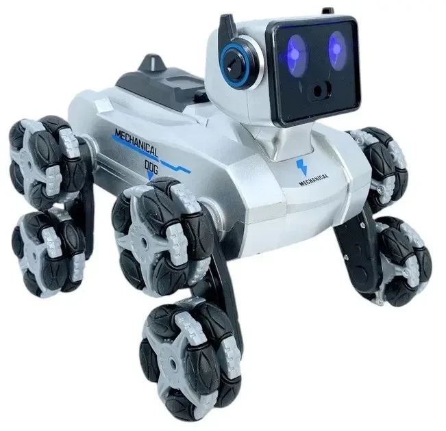 Интерактивная игрушка робот-собака RIAS Mechanical Dog H29-4 с WiFi камерой Grey (3_07848) - Фото 1 Интерактивная игрушка робот-собака RIAS Mechanical Dog H29-4 с WiFi камерой Grey (3_07848) - изображение 1