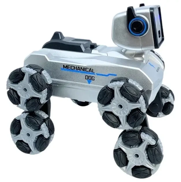 Интерактивная игрушка робот-собака RIAS Mechanical Dog H29-4 с WiFi камерой Grey (3_07848) - Фото 5 Интерактивная игрушка робот-собака RIAS Mechanical Dog H29-4 с WiFi камерой Grey (3_07848) - изображение 5